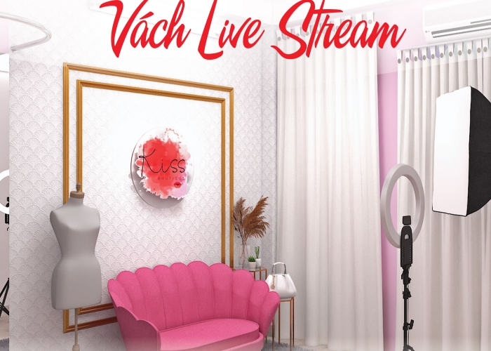 DỰ ÁN THIẾT KẾ VÁCH LIVESTREAM NGUYỄN TRÃI Q5